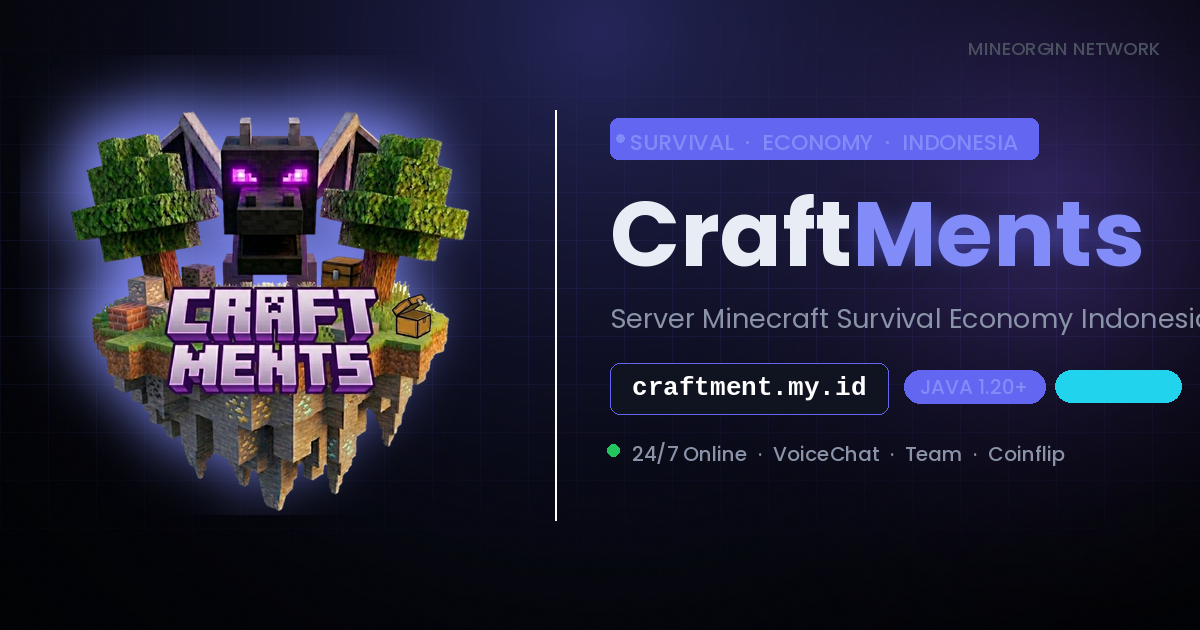 CraftMents Survival Banner